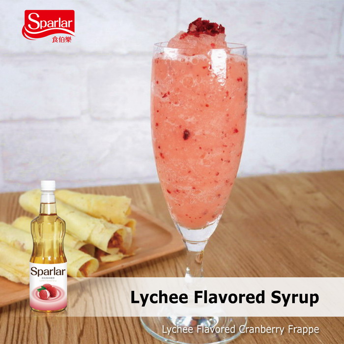 Sparlar Lychee Flavored Syrup_Frappe